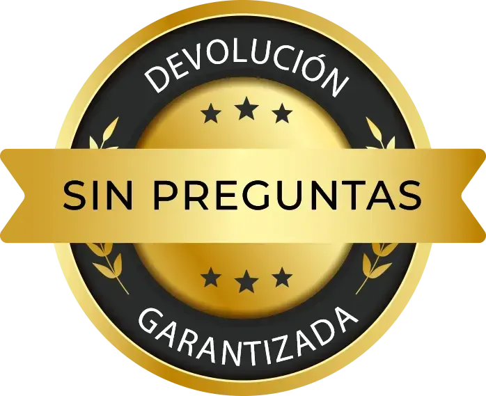 Devolución sin preguntas garantizada